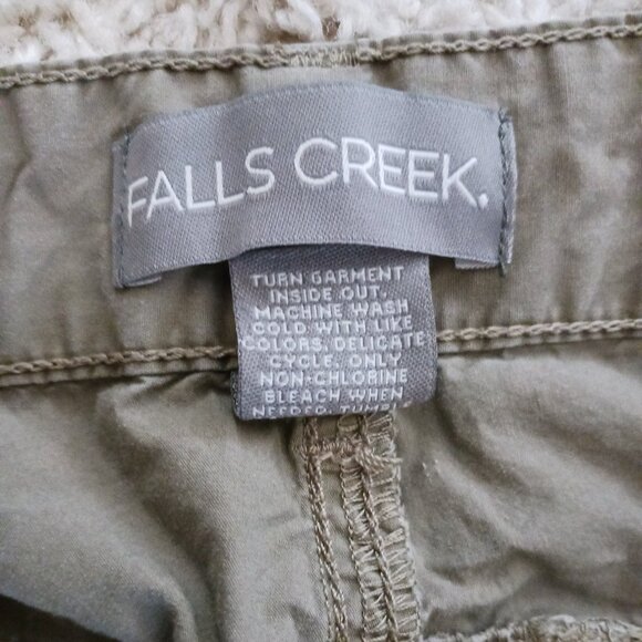 Falls Creek Men's Cargo Shorts Size 38 Taupe Beige 7 Pockets Hiking Fishing - Picture 4 of 9